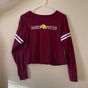 harry potter long sleeve maroon